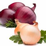 Cebolla blanca y morada