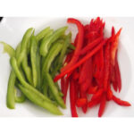 Pimiento Verde y Rojo Picado